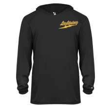 New Lenox Lightning - Youth B-Core L/S Hood Tee (210500-NEWLIGHT) New Lenox Lightning - Youth B-Core L/S Hood Tee (210500-NEWLIGHT)