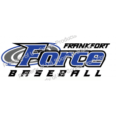 Frankfort Force Baseball Window Decal